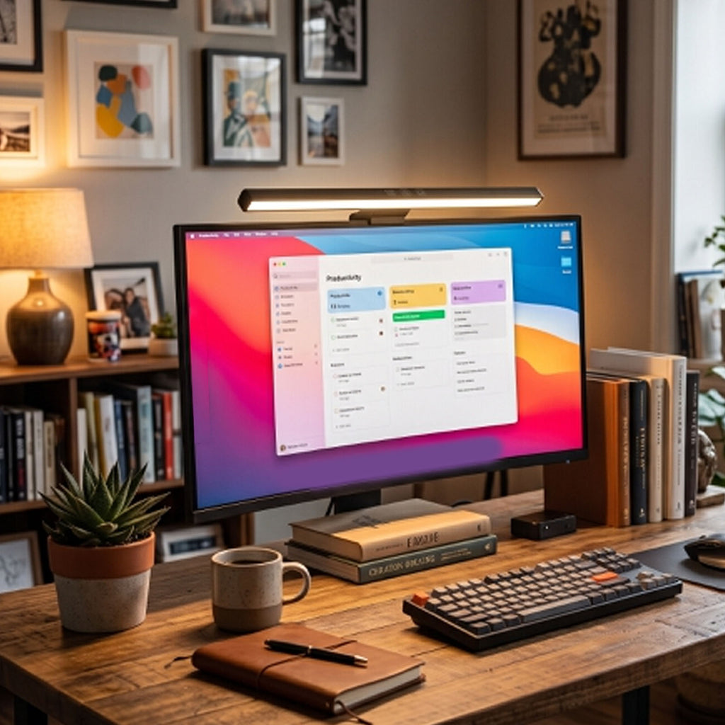 Barra de Luz LED para Monitor - ambiente de escritorio
