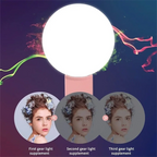 Mini Selfie Ring Light Portable LED Lamp USB Charging Photography Clip Ring Light Universal Mobile Phone Live Video Beauty Lamp
