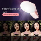 Mini Selfie Ring Light Portable LED Lamp USB Charging Photography Clip Ring Light Universal Mobile Phone Live Video Beauty Lamp