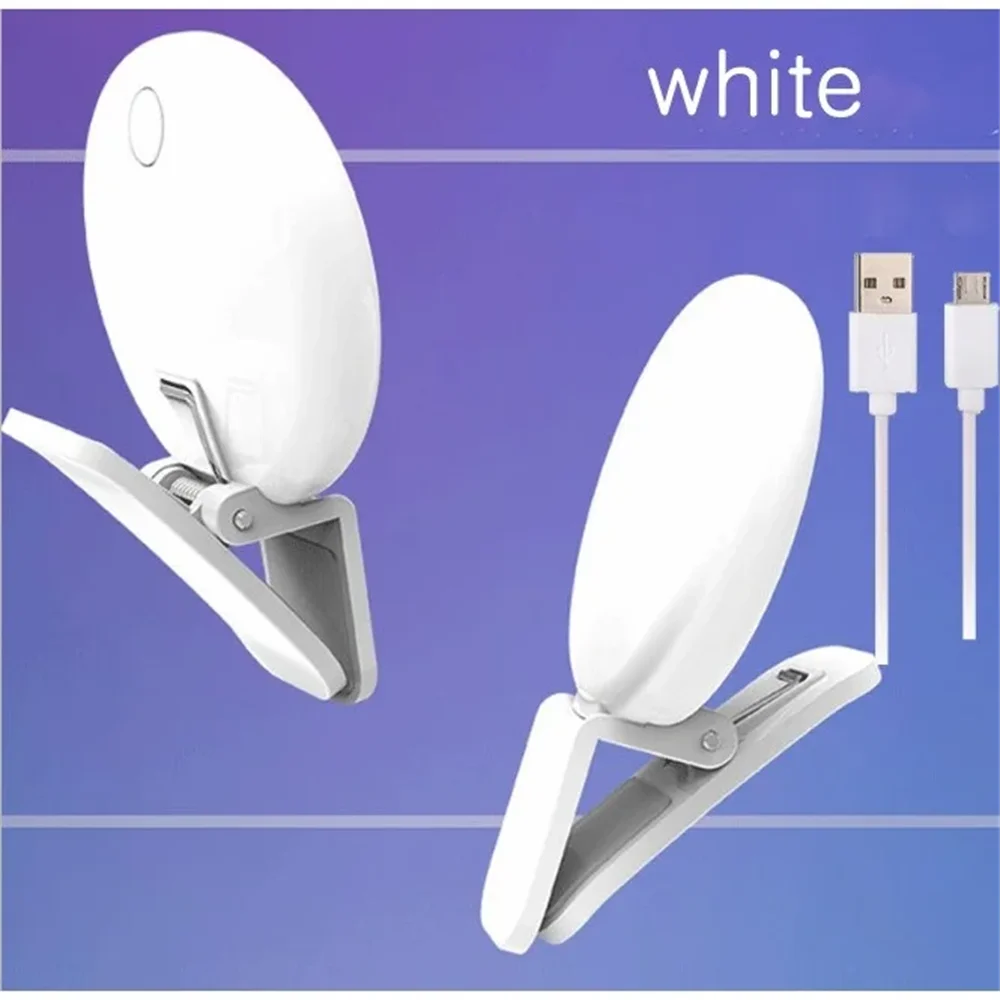 Mini Selfie Ring Light Portable LED Lamp USB Charging Photography Clip Ring Light Universal Mobile Phone Live Video Beauty Lamp