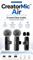 CreatorMic™ Air - Wireless Lavalier Microphone for Creators