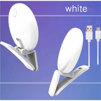 Mini Selfie Ring Light Portable LED Lamp USB Charging Photography Clip Ring Light Universal Mobile Phone Live Video Beauty Lamp
