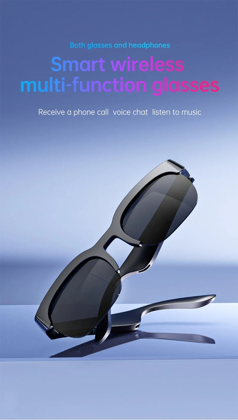 Lenovo XG89 Smart Glasses – Lentes Inteligentes con Traducción IA, Bluetooth 6.0, Música y Llamadas