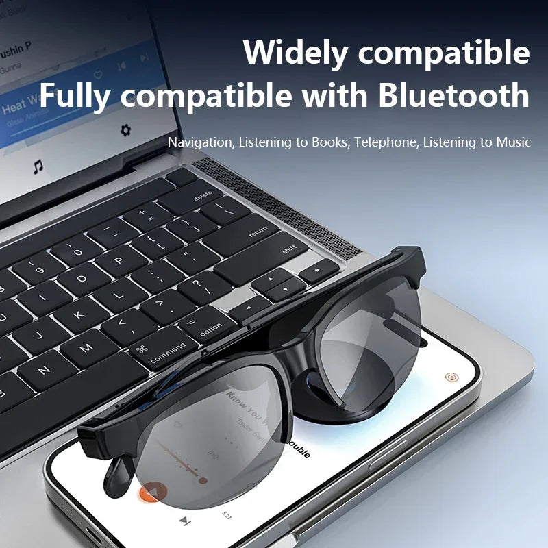 Lenovo XG89 Smart Glasses – Lentes Inteligentes con Traducción IA, Bluetooth 6.0, Música y Llamadas