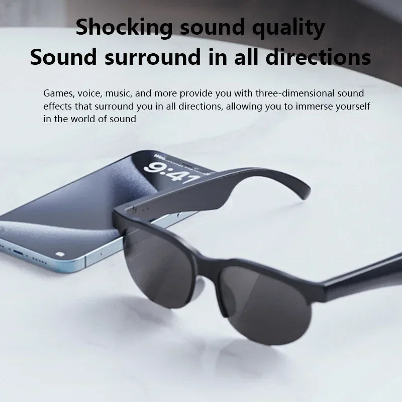 Lenovo XG89 Smart Glasses – Lentes Inteligentes con Traducción IA, Bluetooth 6.0, Música y Llamadas